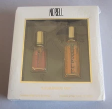 Norell By Five Star Gift Set .6 Oz & 1.25 Oz Cologne Spray Vintage Sealed