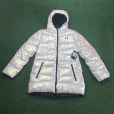 NEW Under Armour Light Irridescent Quilted Puffer Jacket UJFFM22S-994 Youth XL
