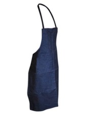 Denim Bib Style Protective Work Lab Aprons 1 Pair Heavy Duty B8362P Tool