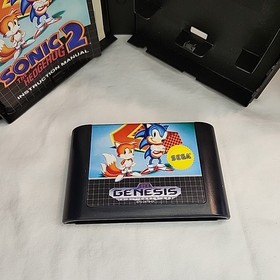 Sega Genesis Console MK-1631 Bundle 1 Controller 3 Games Sonic 1 2 Streets Rage