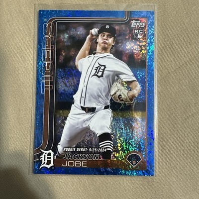 2025 Topps Update - Jackson Jobe Rookie  Debut #US193 Blue Holofoil /150
