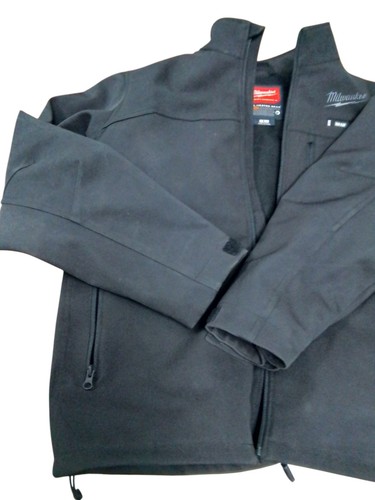 Milwaukee M100B-21L Mens Large M12 12V Li-Ion Tough Shell Black Heated Jacket OB - Picture 3 of 8
