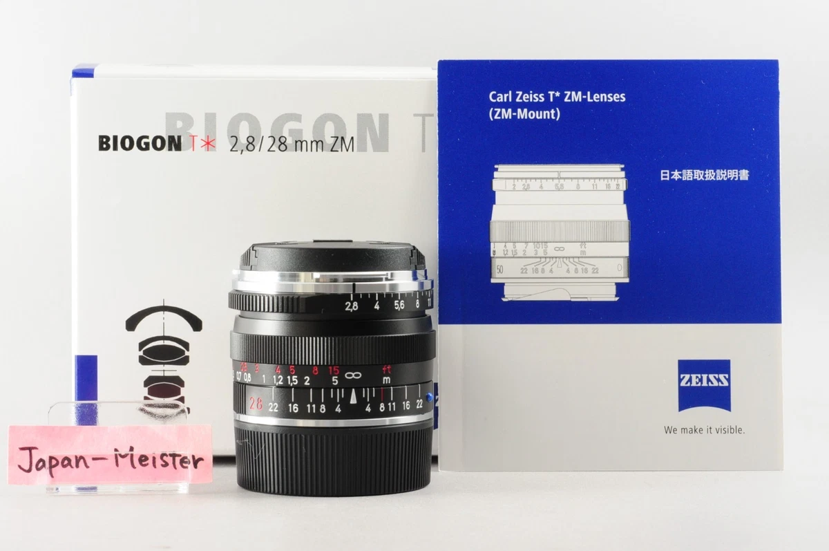 (未使用･未開封品)　Carl Zeiss Biogon T*2.8/28ZM BK ブラック gsx453j Amazon | カールツァイス Carl Zeiss Biogon T*2.8/28ZM BK ブラック