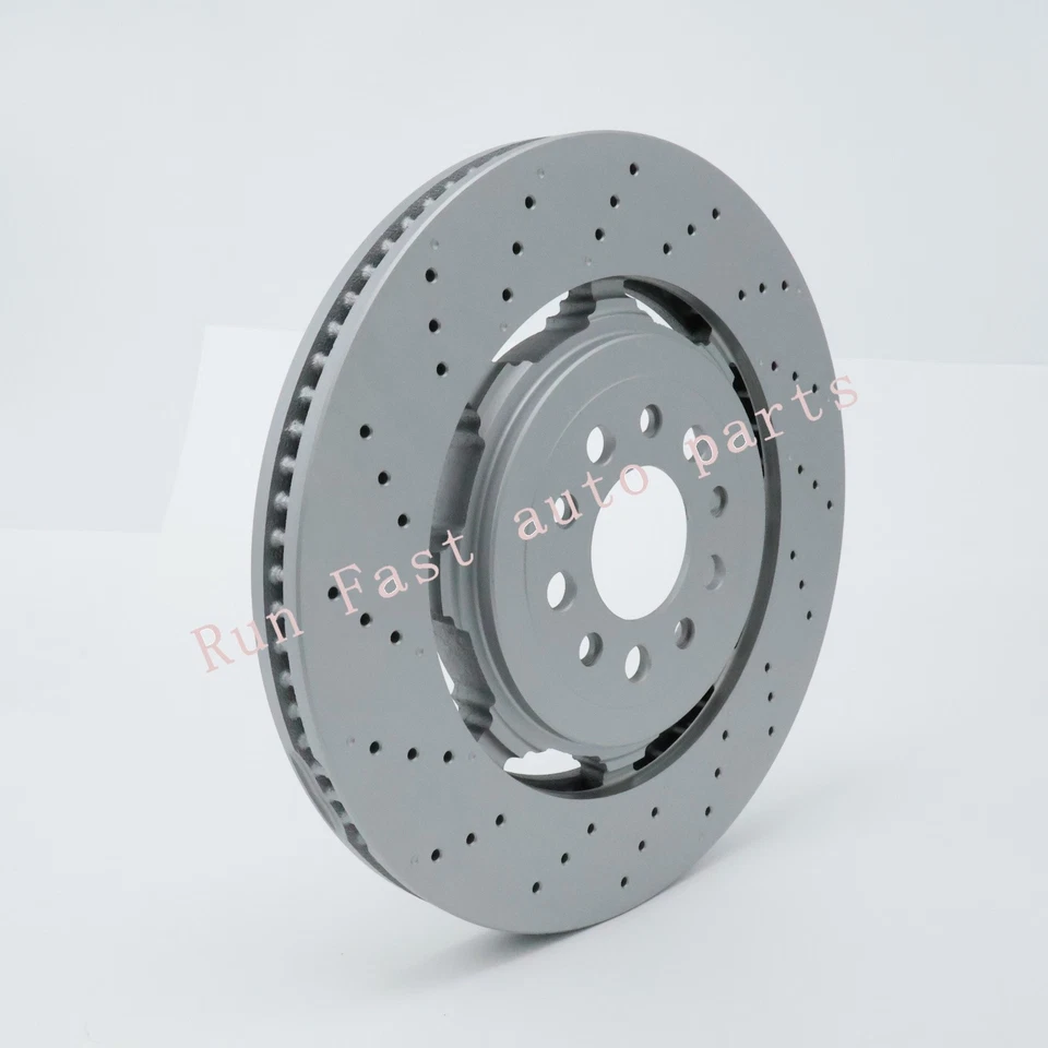 1x Front Brake Rotor For 2017-24 Alfa Romeo Giulia Stelvio Quadrifoglio 2.9L V6 - Image 4 of 4