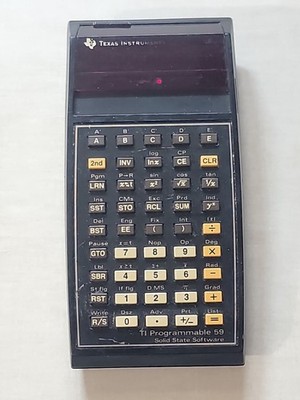 Vintage Texas Instruments TI Programmable 59 Solid State ATA4579