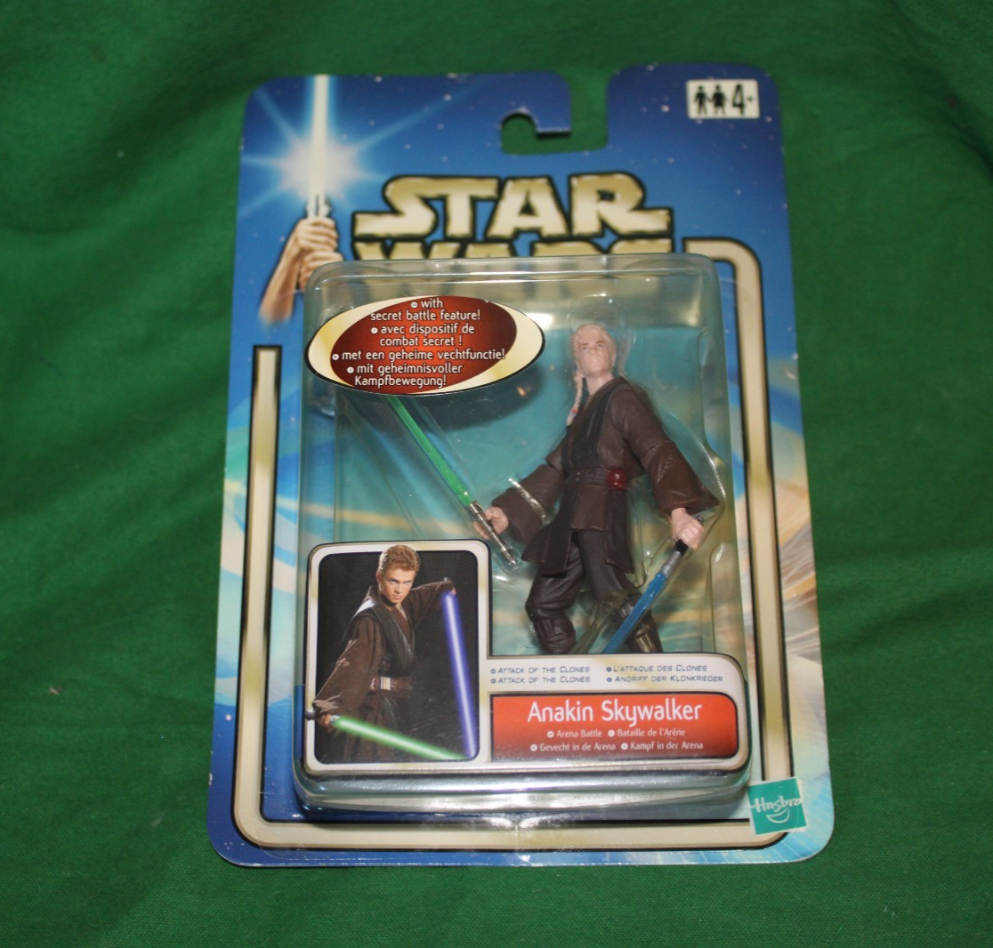 HASBRO STAR WARS ATTACK OF THE CLONES ANAKIN SKYWALKER ACTION FIGURE #84605