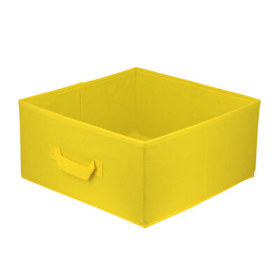 LAVITA Storage Box faltbare Aufbewahrung Boxen Universal 31x31x15 cm Gelb