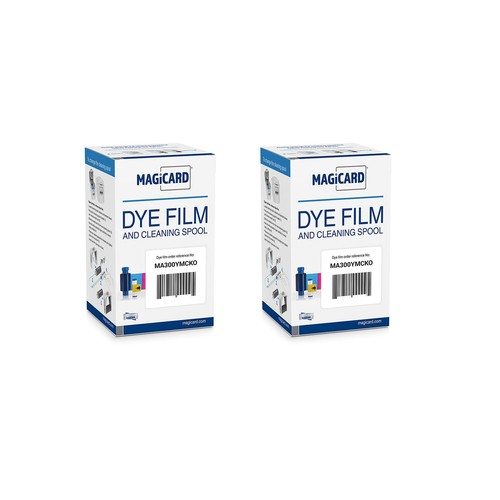 Bodno 2 x Magicard MA300YMCKO Color Ribbon - YMCKO - 300 Prints Software Demo