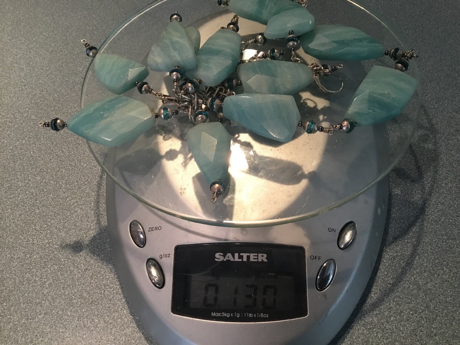 STERLING SILVER  Statement LARGE Necklace /earrin… - image 11