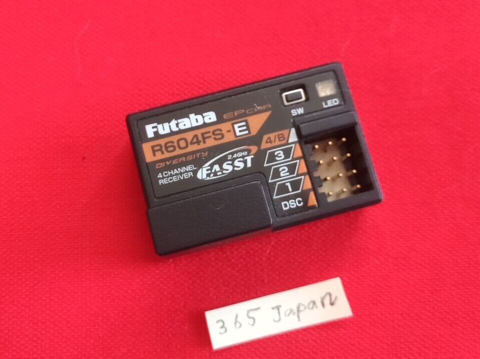 Futaba R604FS-E 4-Channel 2.4Ghz FASST Telemetry Receiver EP 4PK