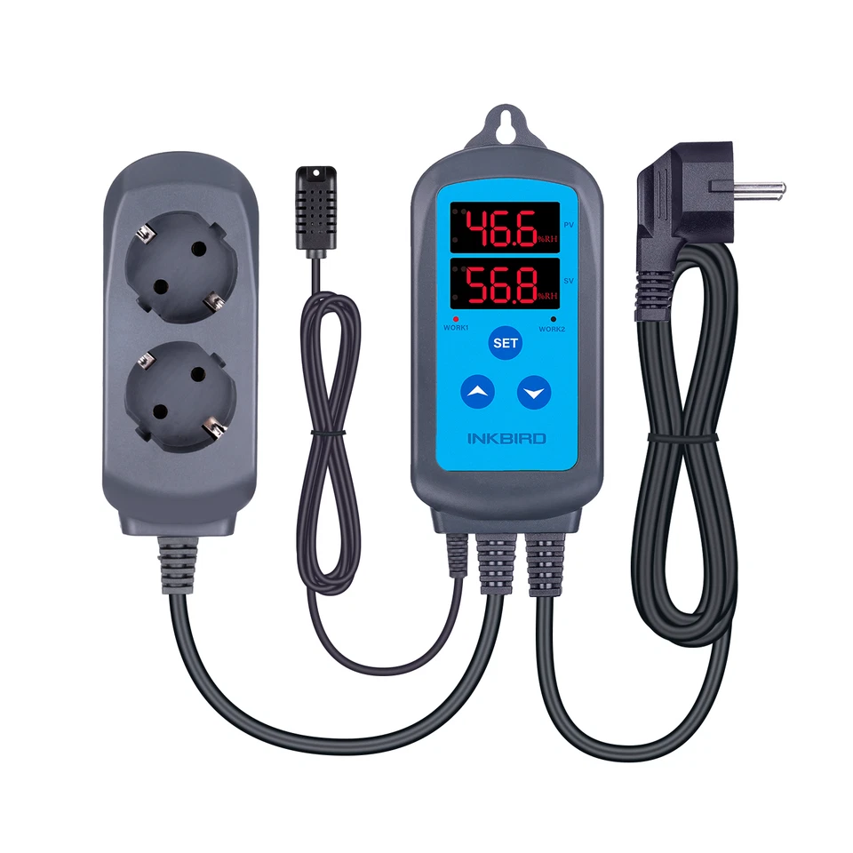 Digital Feuchtigkeitsregler Humidistat Inkbird IHC-200 Vorverdrahtete 230V Sonde