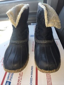 all black bean boots