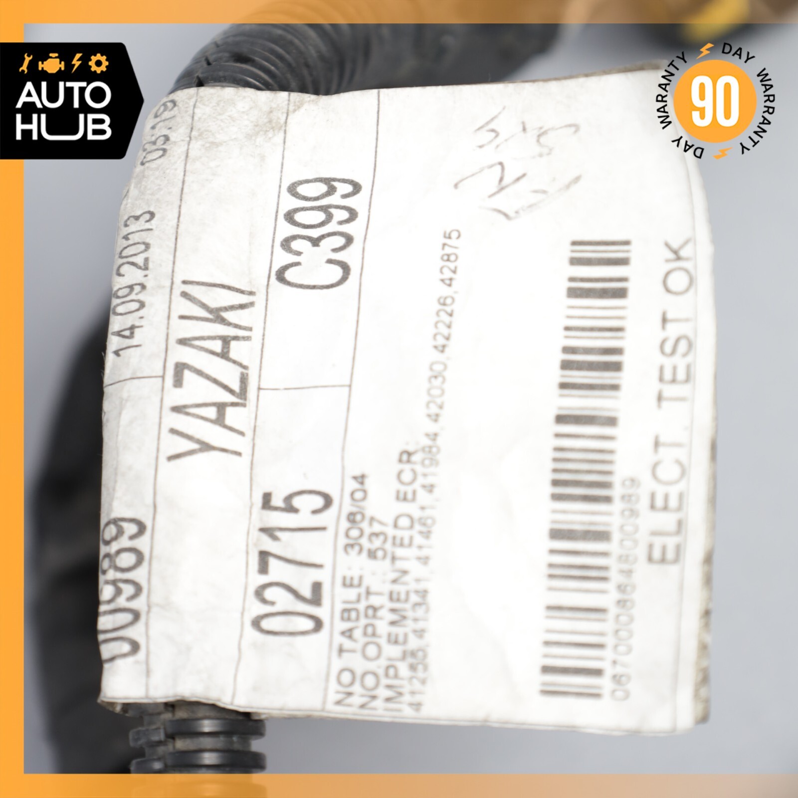 14-17 Maserati Ghibli M157 3.0L RWD Engine Motor Wire Wiring Harness OEM 51k