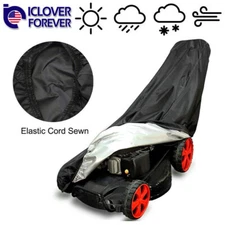 Waterproof Lawn Mower Cover Heavy Duty Push Mower Large Size for Universal Fit