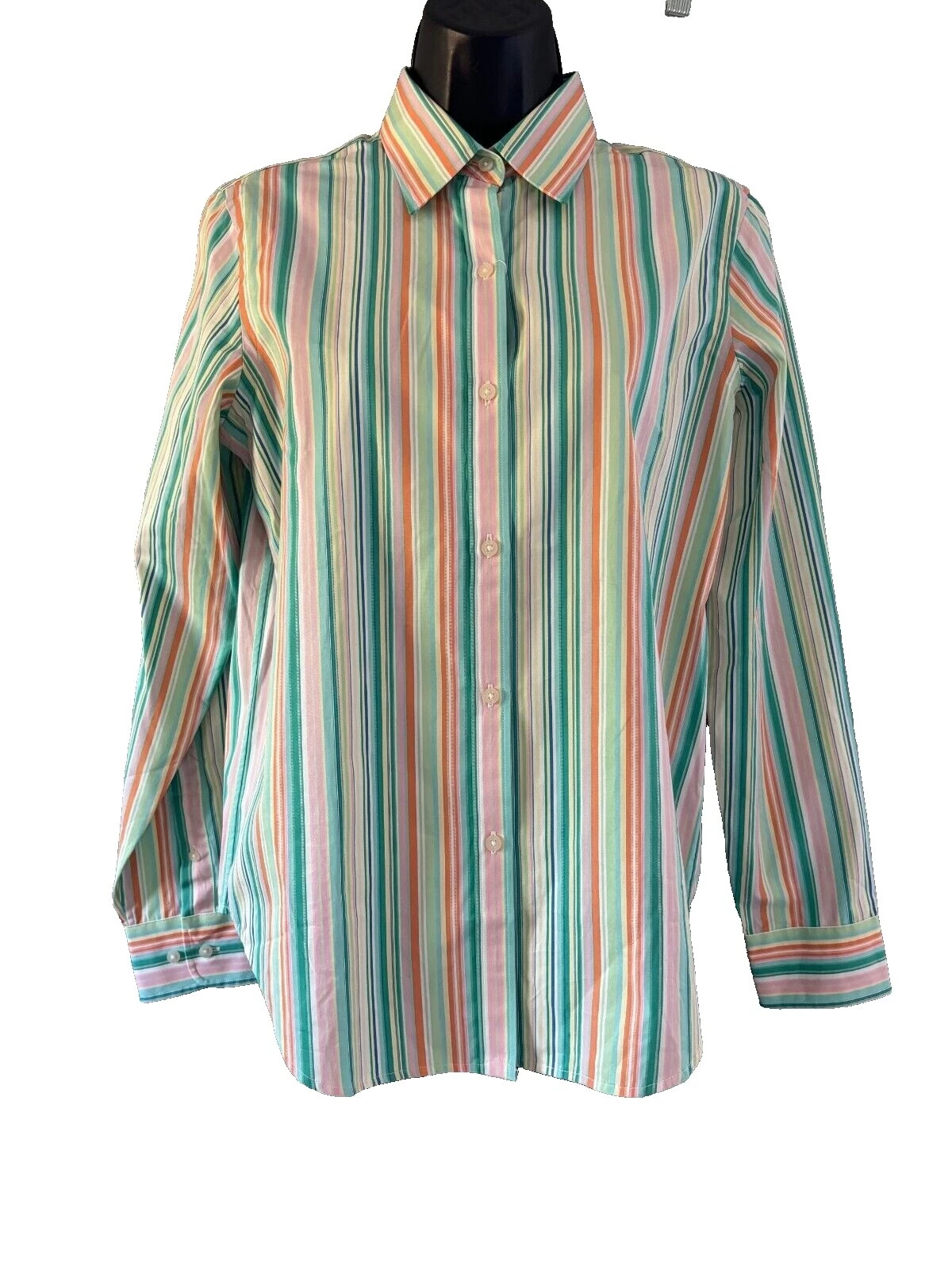 Lauren Ralph Lauren Women's Petites Striped Cotton Tops for Women
