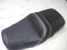 Sitzbank beziehen für Kawasaki ZRX- Motorradsitz neu beziehen - Goldener Keder