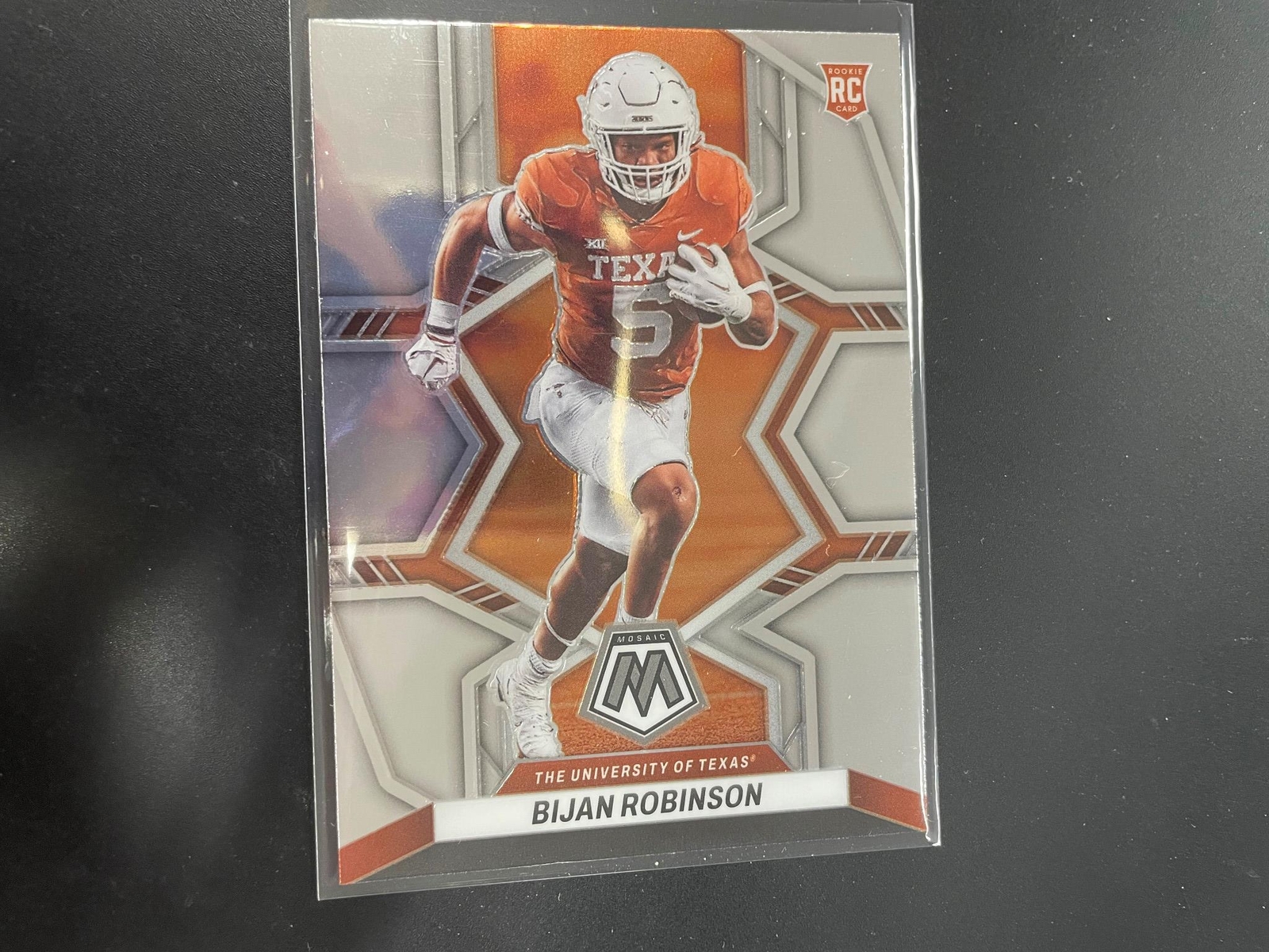 Bijan Robinson 2023 Mosaic Draft Picks Rookie RC #7 Longhorns M11