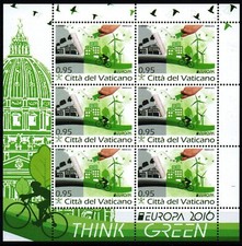 Vatican 2016 KB Mini Sheet No. 1873 Europe Environment MNH ** Vaticano