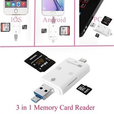 iFlash Drive USB Micro SD/TF SDHC Card Reader Adapter for iPhone iPad