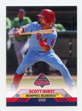 2022 Scott Hurst Minor League Rookie RC Cardinals Memphis Redbirds