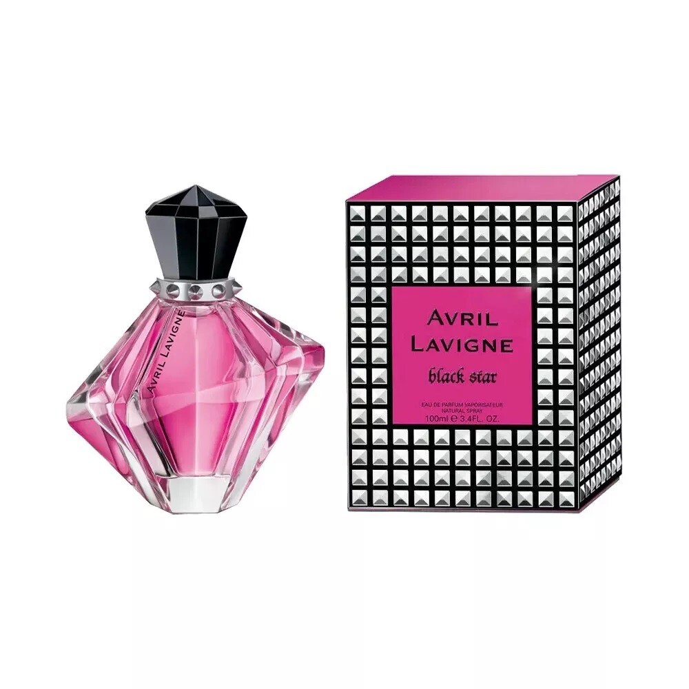 香水(女性用) AVRIL LAVIGNE black star アヴリル・ラヴィーン初の香水「ブラック スター」、今夏登場 写真1枚