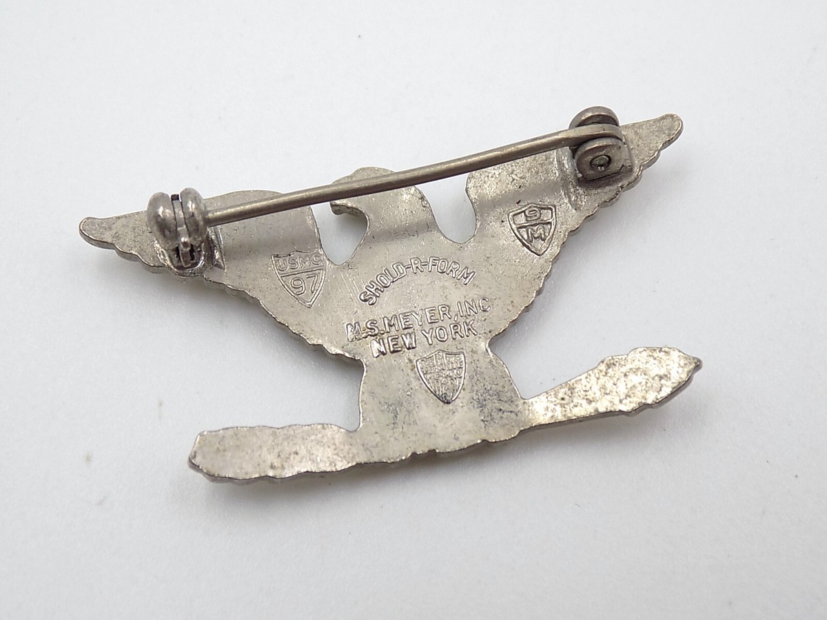 N.S. Meyer社製 Shold-R-Form 米国 ミリタリー ビンテージ ブローチ US Army Lieutenant Colonel  Major Pin 8g オークの葉 8Y-Q N.S. Meyer社製 Shold-R-Form 米国 ミリタリー ビンテージ ブローチ US Army Lieutenant Colonel Major Pin 8g オークの葉 8Y-Q