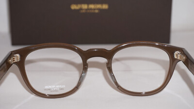 Oliver Peoples Eyeglasses SHELDRAKE-J Brown Transparent 47 22 140