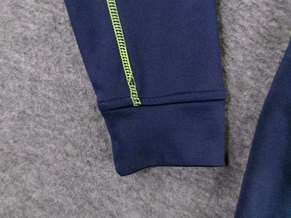 Sudadera Reebok Juvenil Mediana Azul Cremallera Completa Sudadera con Capucha Informal Todos los Días Calenta para Jugar Foto 3 de 4