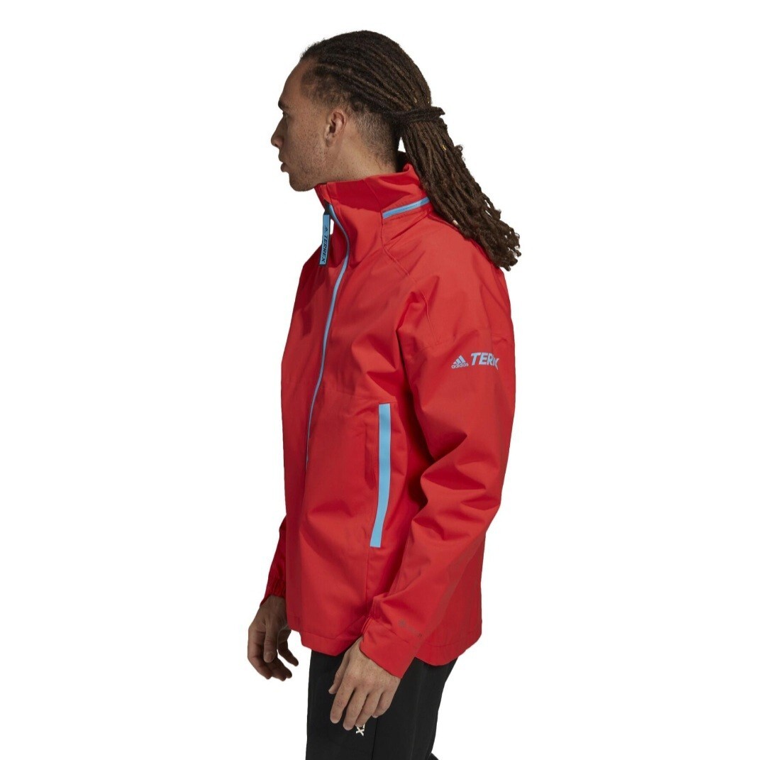 Men's Adidas Terrex Myshelter Waterproof  Rain Jacket Reflective RRP £220 image 3