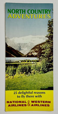 1970s North Carolina 25 Tourist Adventures Western Airlines VTG Travel Brochure