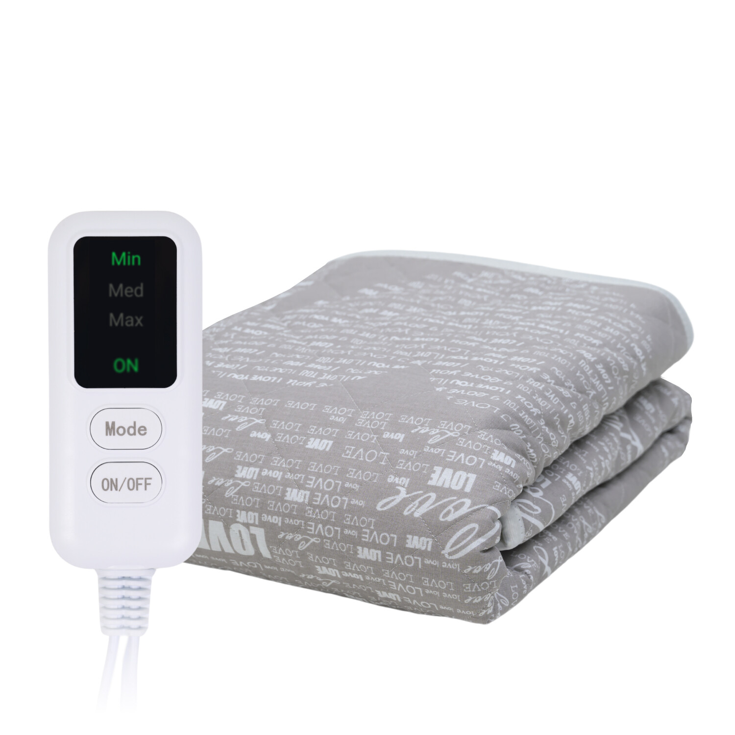 Electric Heated Mattress Pad Cover Control, Heating Blanket, 3 Modes, 220V