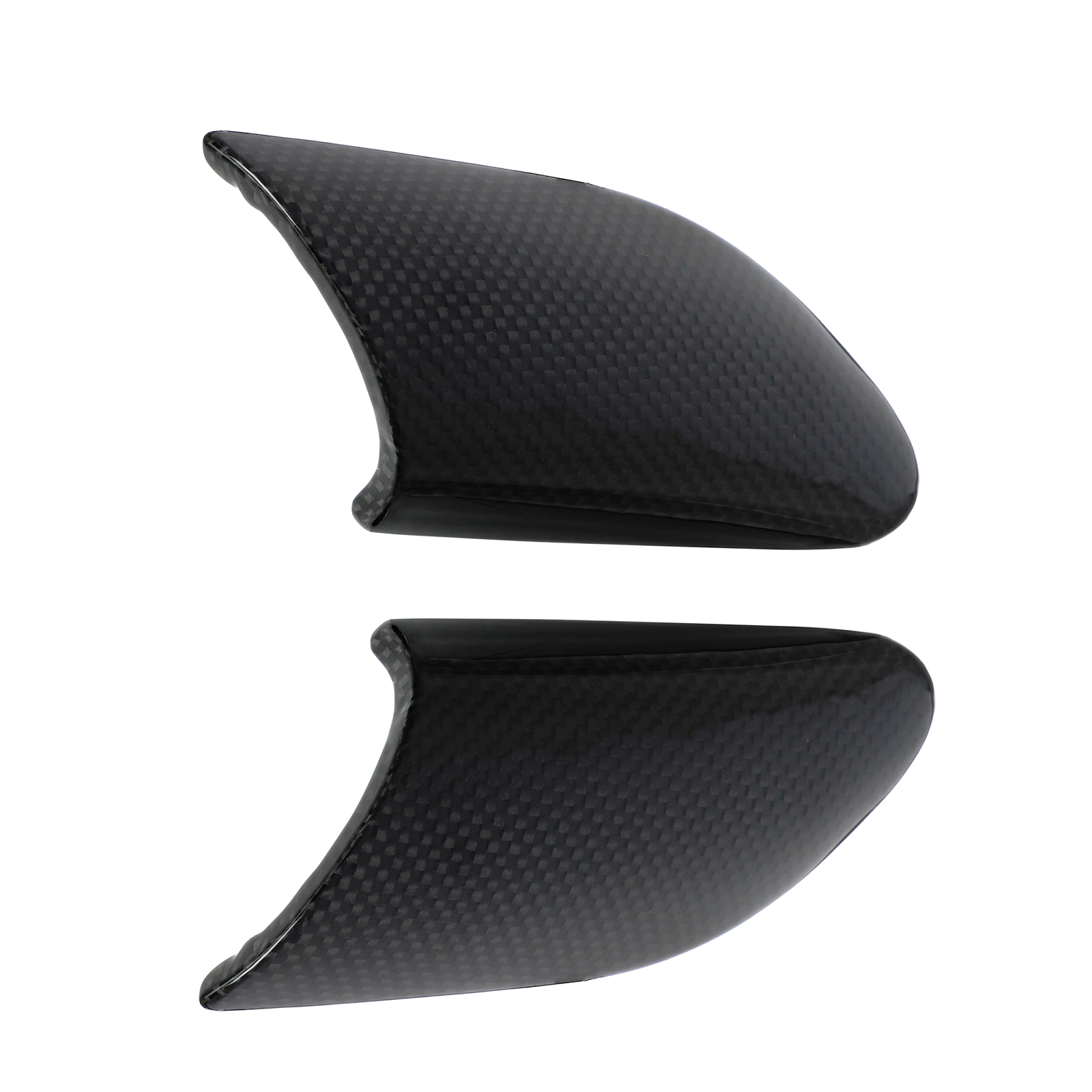 GENUINE FERRARI GTC4Lusso Black Carbon Fiber Door Handle Pair LH RH