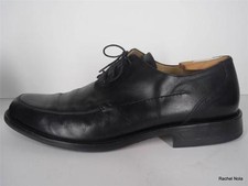 Johnston Murphy Shoes Oxfords Size 11 Mens Leather Black Lace Up Italy Career