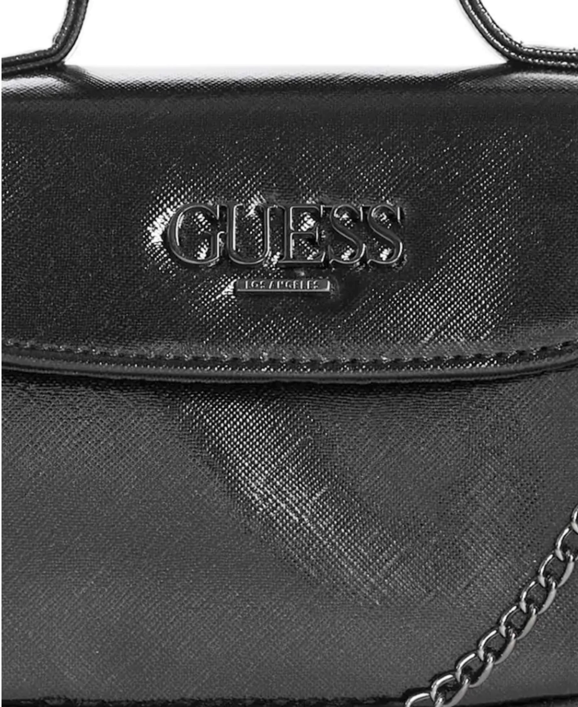 GUESS Bria MINI LOGO CROSSBODY SHOULDER BAG HANDBAG Black • AUTHENTIC