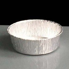 Round Foil Pie Dishes- Rolled-edge - Aluminium