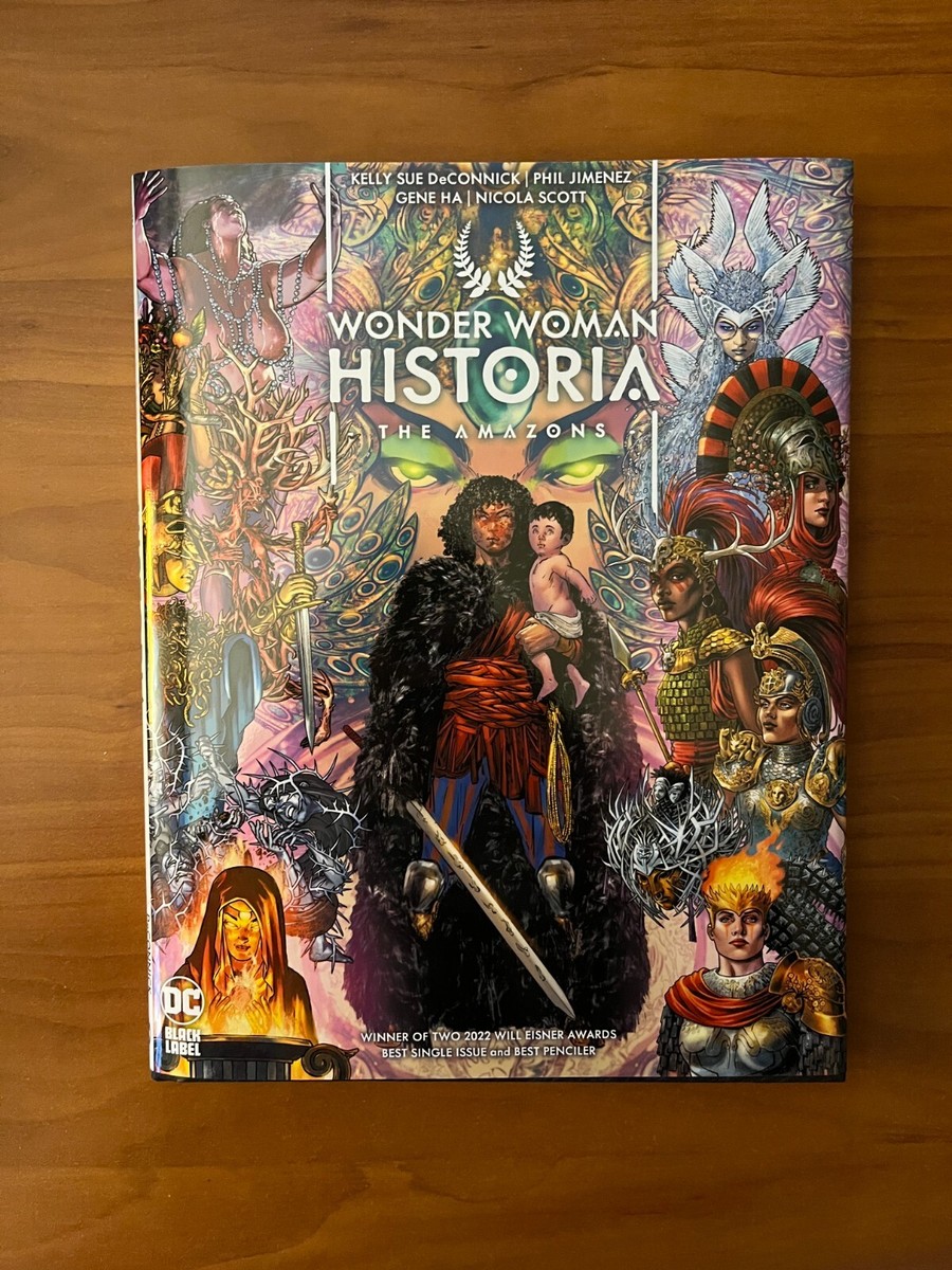 Wonder Woman Historia: The Amazons HC Brand New Signed By Letterer