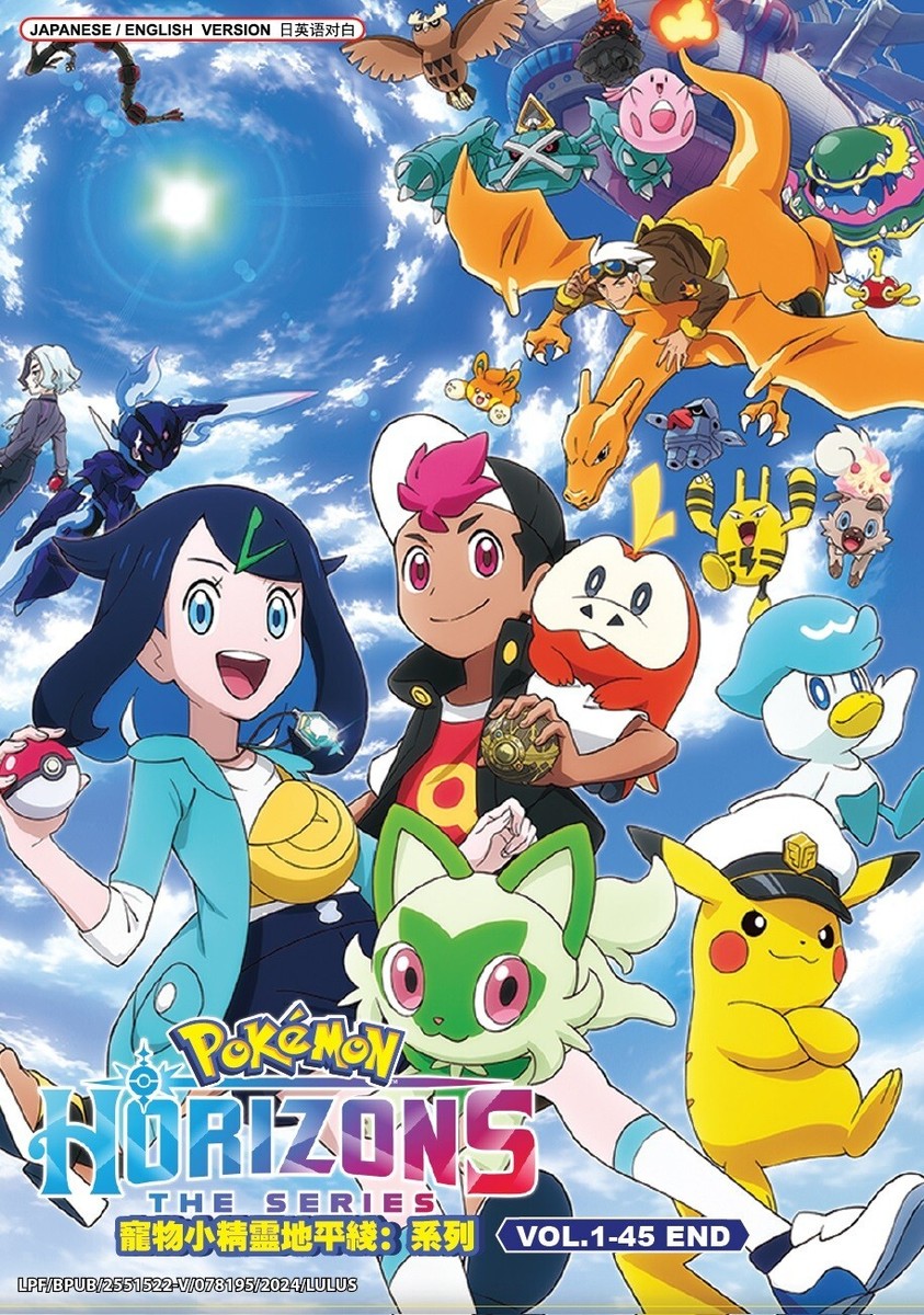 DVD Anime Pokemon Horizons: The Series Vol.1-45End (2023) English