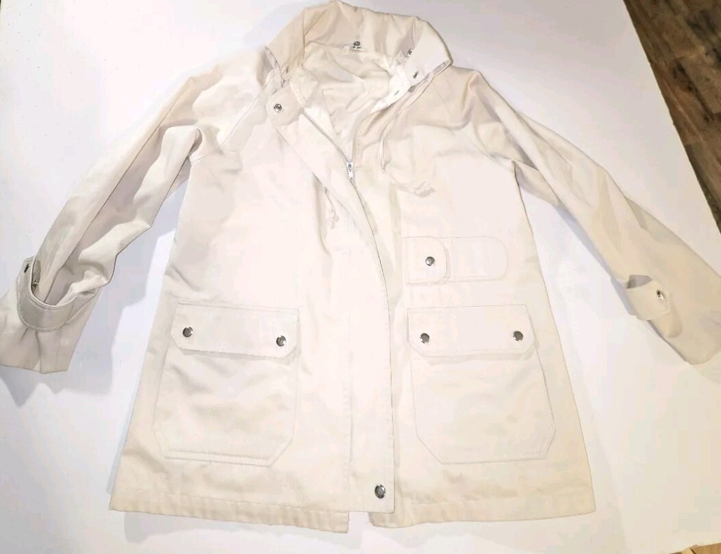 JCPenney Women's GIACCA Cream Colored Coat Maid In Thailand 15/16 Size |  eBay