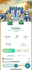 Pokémon Shiny  Regigigas LeveI 1 - Trade 0r P T C - GO Read Description