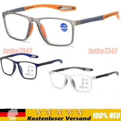 DE Gleitsicht TR90 Lesebrille Sport Herren +1,0 1,5 2,0 2,5 3,0 3,5 +4,0