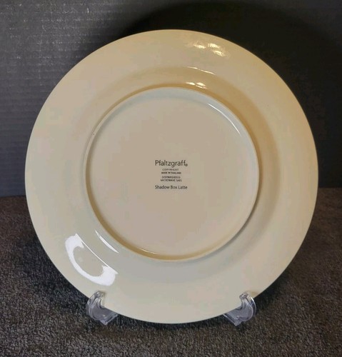SHADOW BOX LATTE Dinner Plate by Pfaltzgraff - Picture 6 of 10
