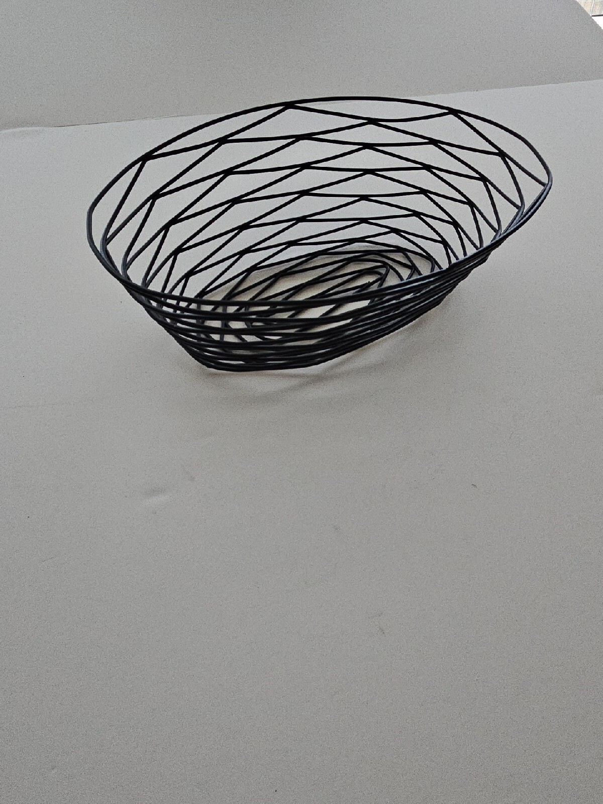 Rustic Restaurant Bread Metal Wire Basket New 1Q