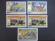 Ruanda 1972 Mi-Nr. RW 487A - 490A Wildtiere National Park of Akagera postfrisch