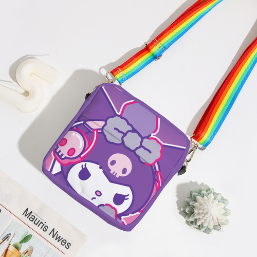 Kuromi Anime Shoulder Bag Messenger Tote Customized Storage Mini Child - Picture 40 of 42