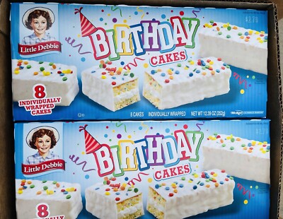 Birthday Cakes - 12.39oz | FREE SHIPPING !!!! (4 BOXES)