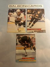 Greg Adams 3 Card Fleer Ultra Lot! NM+ Free Shipping! Vancouver Canucks