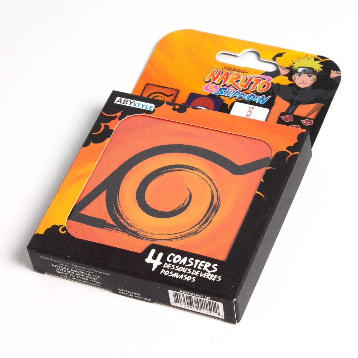 Naruto Shippuden 4-Pack Coaster Set | eBay