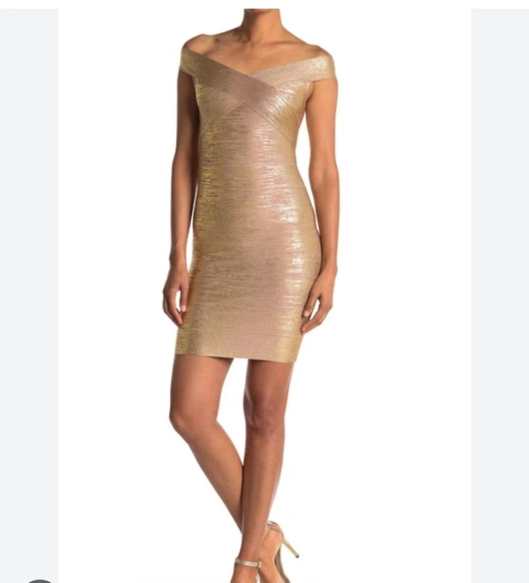 Gold Women's Herve Leger for sale | eBay