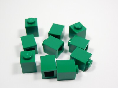 LEGO 10 Green 1x1 Bricks R8