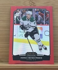 Miro Heiskanen 2022-23 O-Pee-Chee Platinum Hockey Red Prism /199 - Stars